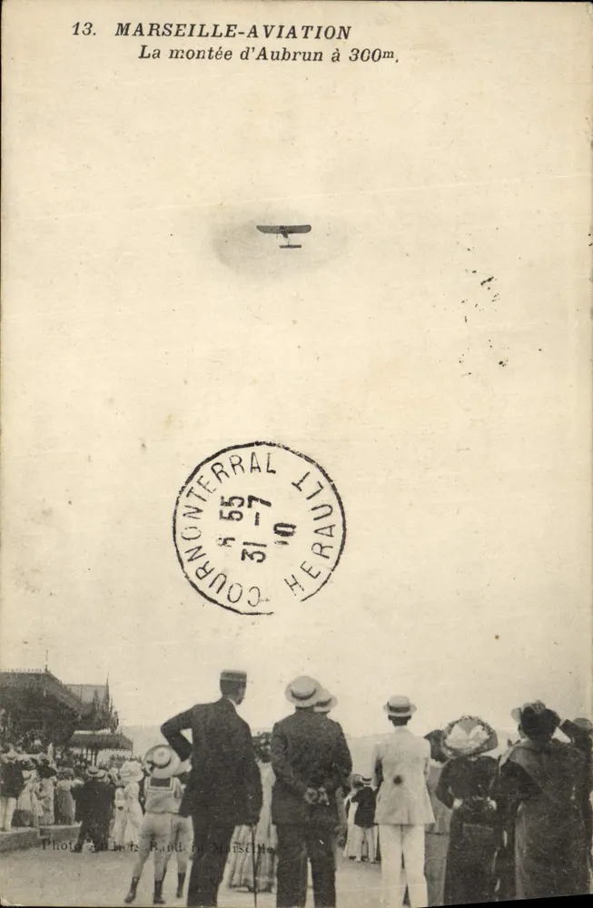 Marseille-Aviation — Die Aufwärtsfahrt Aubrun bei 300m — Foto A. L. Rand, Marseille - Vorderseite