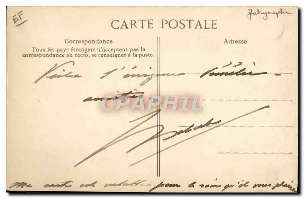 Paris — Flug des Grafen Lambert — Verlag EDP, Nr. 2/5 - Rückseite