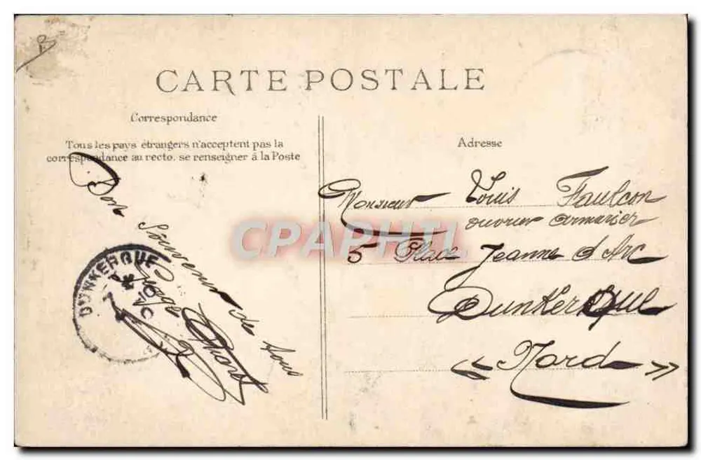 Leblanc sobre Monoplan Blériot — 200. — Editor ELD - Verso