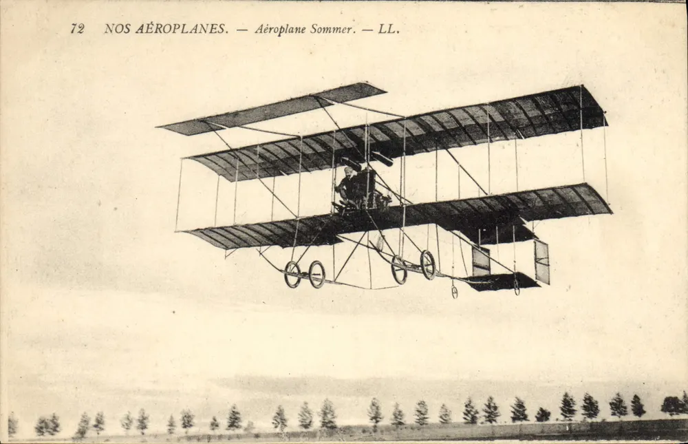 Flugzeug Sommer — LL. — Serie 72, Sammlung 'Unsere Flugzeuge' - Vorderseite