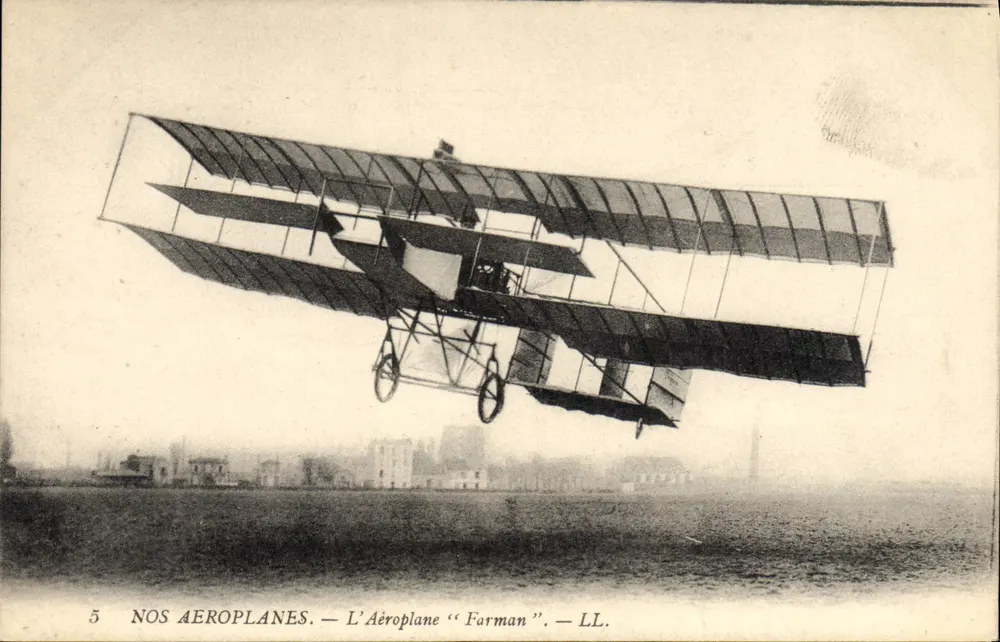 O Avião "Farman" — LL. — NOS AÉROPLANES — Série 5 - Frente