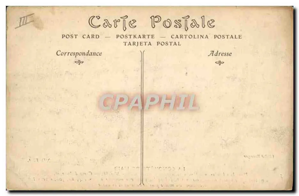 A Conquista do Ar — Voo histórico de Wilbur Wright no Camp d'Auvours — ND. Phot. - Verso