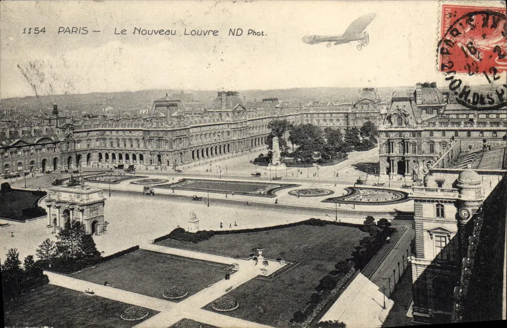 Paris — Le Nouveau Louvre — ND Fotografie, Nr. 1154 - Vorderseite