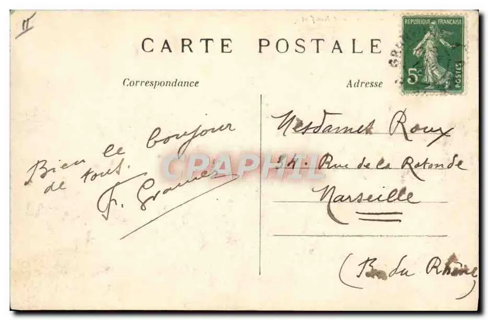 Paris — Der Pont Neuf und die Cité — C. M. Nr. 2160 - Rückseite