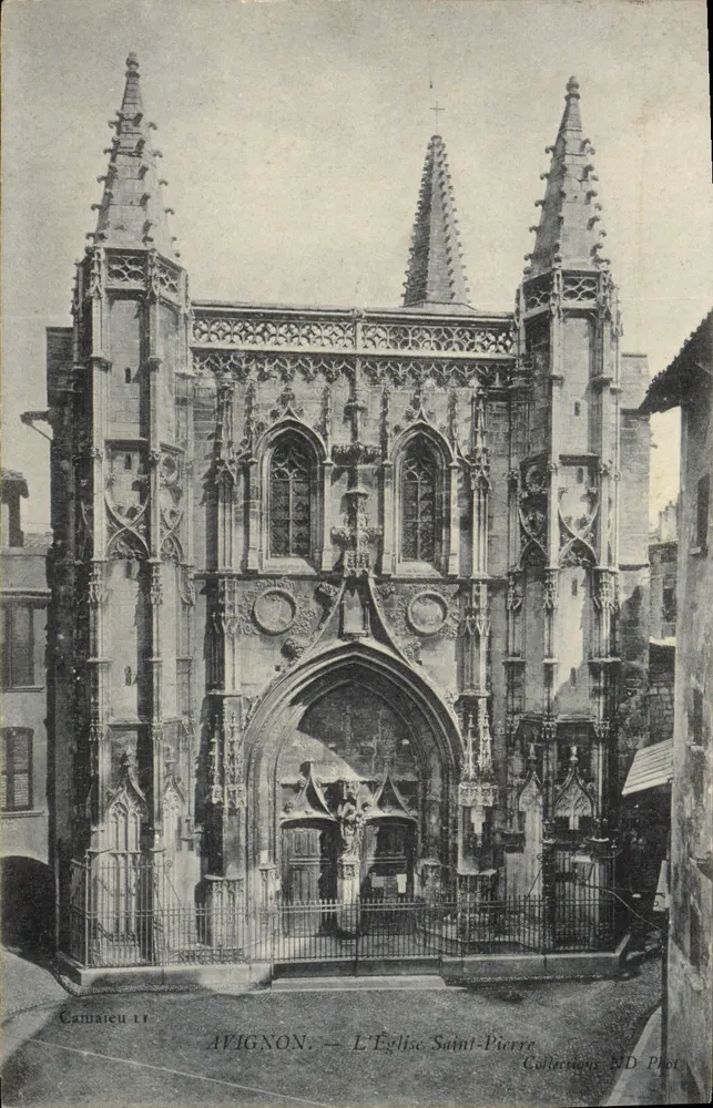 Avignon — A Igreja de São Pedro — Camaieu 11, Ed. D.D. Phot. - Frente