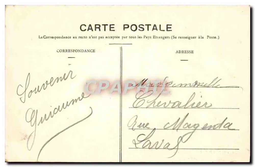 Cauterets - Cachoeira de Lutour — alt. 1098m — BR-925 - Verso