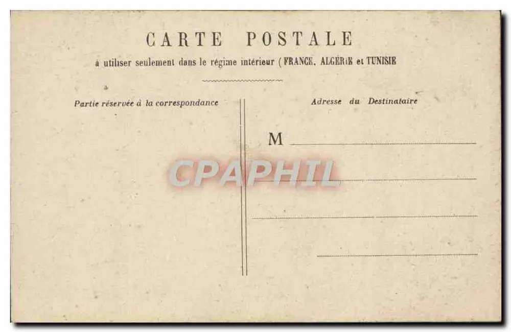 PARIS - Estátua da República — editor não visível - Verso