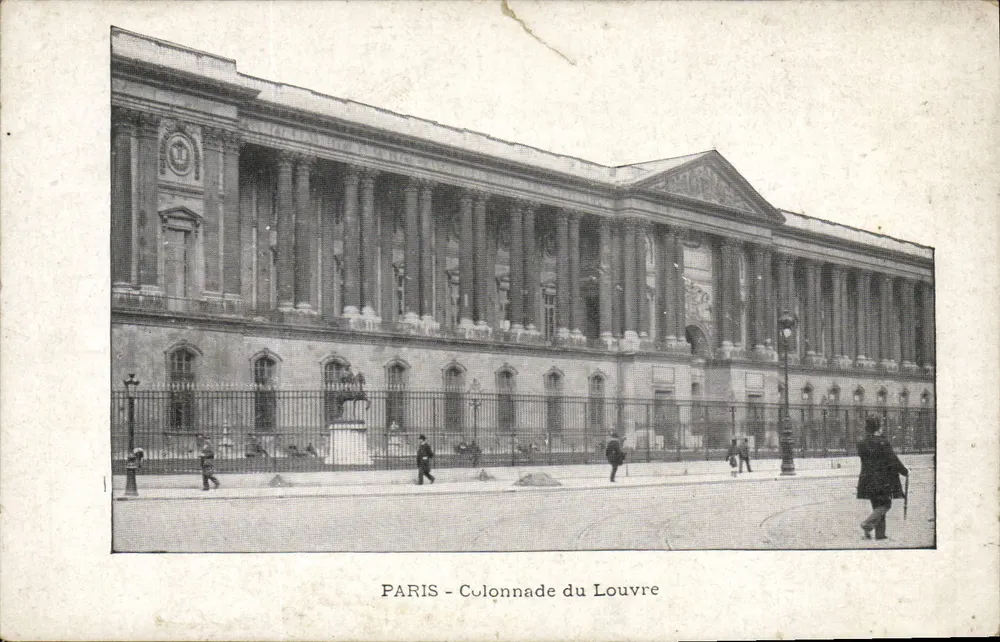 PARIS - Colunata do Louvre — editor não identificado, número de série não visível - Frente