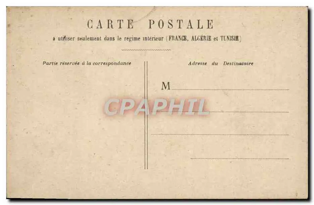 PARIS - Colunata do Louvre — editor não identificado, número de série não visível - Verso