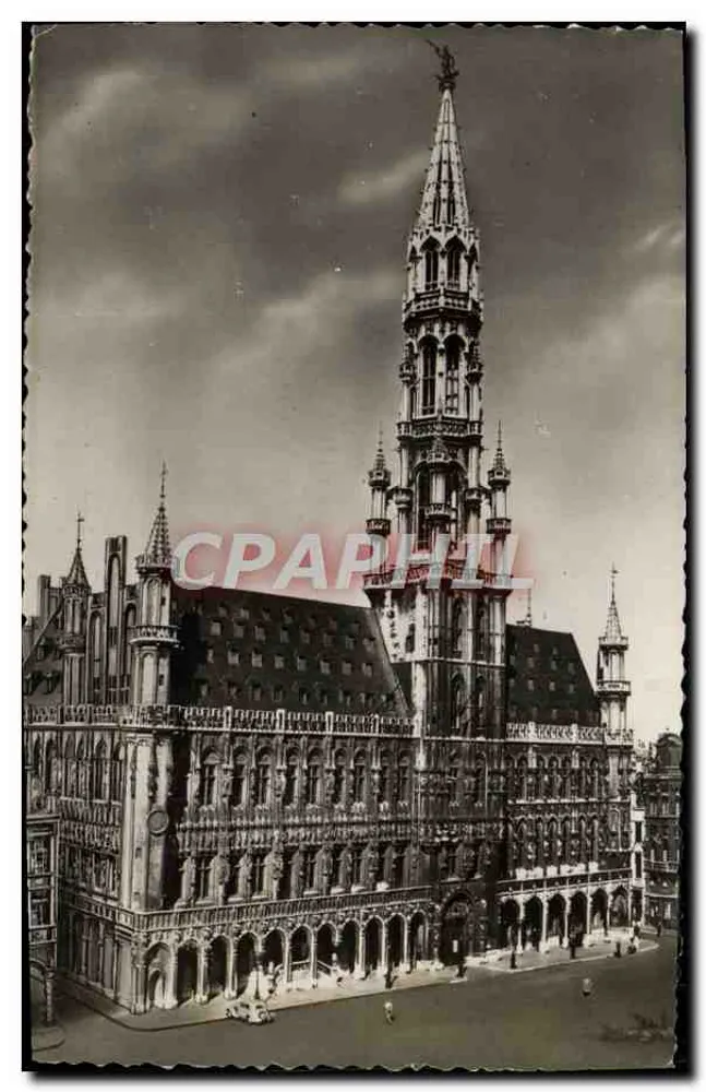 Bruxelas - O Hotel de Ville — editor não identificado, número de série não visível - Frente