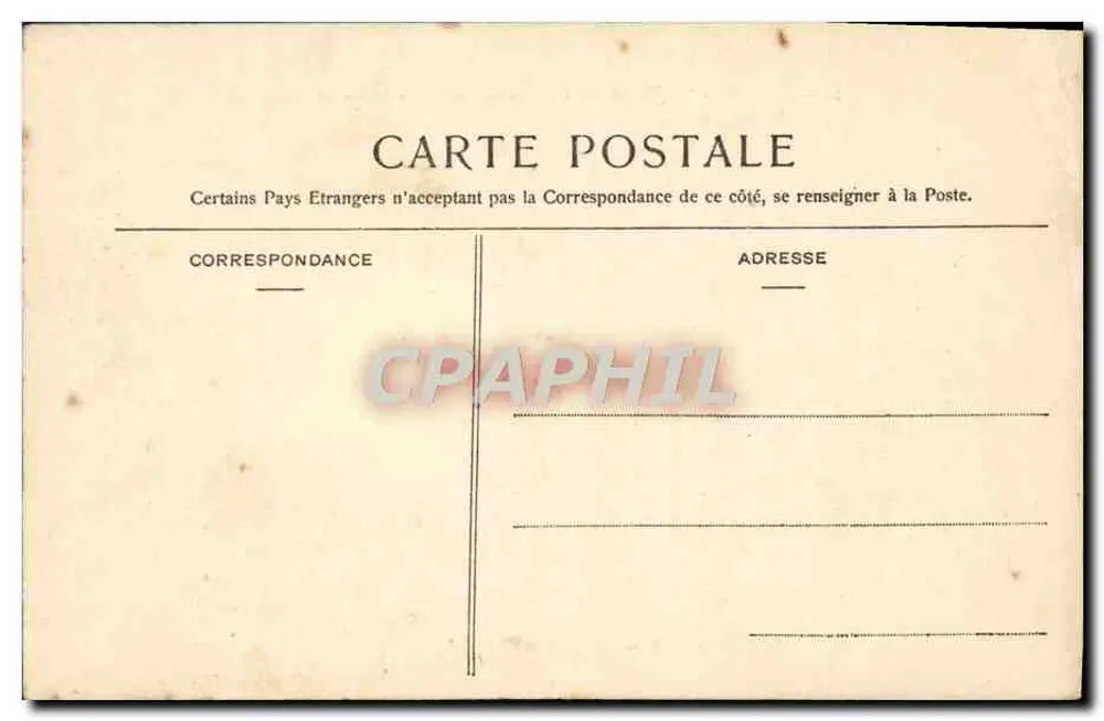Biarritz — Eine Welle an der Mole des Rochers de la Vierge — RM&CO NANCEY - Rückseite