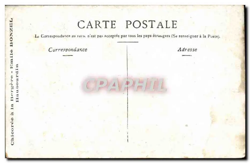 Versailles — Bassin Latone (Tapete Verde) — Editor Bonzel - Verso