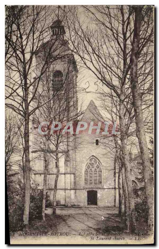 Nogent-le-Rotrou — Igreja de São Lourenço — L.L. editora - Frente