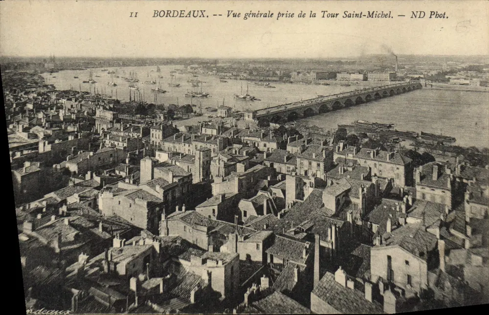 Bordeaux — Allgemeiner Blick von der Tour Saint-Michel — ND Phot. - Vorderseite