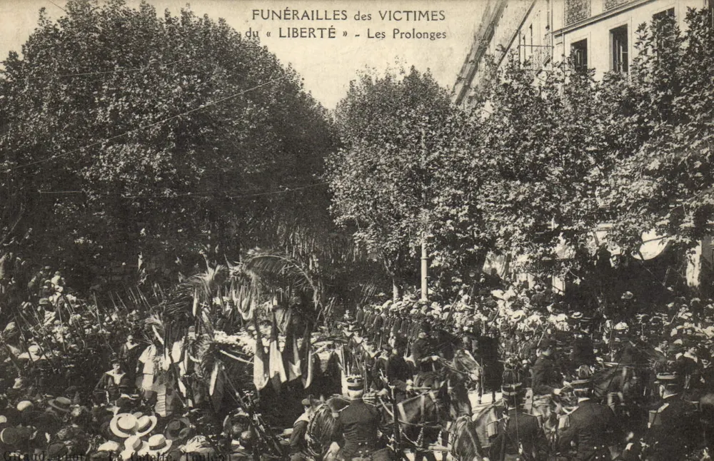 Trauerfeier der Opfer des « Liberté » — Les Prolonges — Grand-champ, La Gabelle, Toulouse - Vorderseite