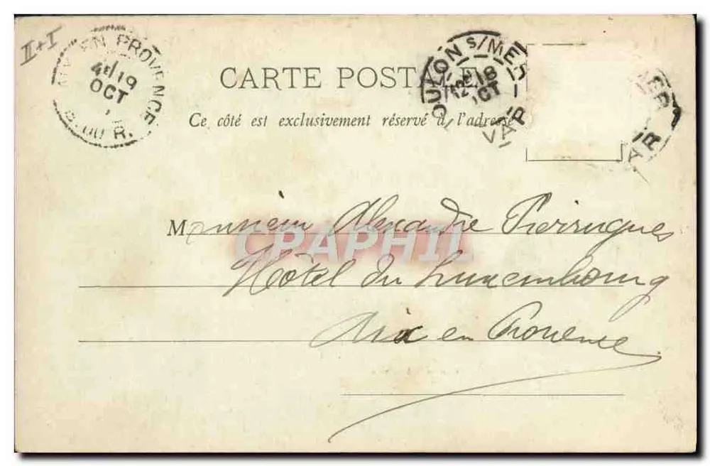 Canon de revólver — Cliché A. Bougault, Tolón, Phototype Nancy - Reverso