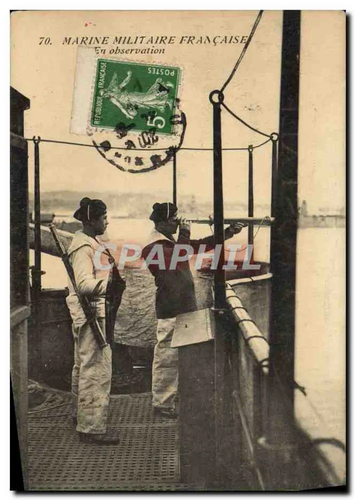 Marinha Militar Francesa — Em observação — n°70 - Frente