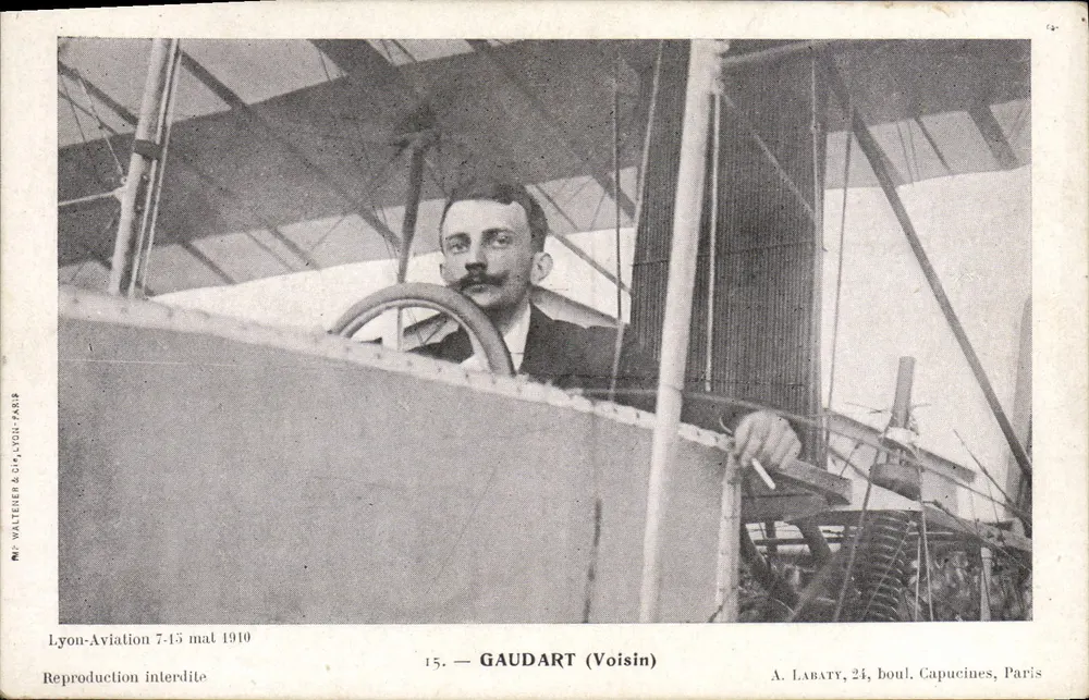 Gaudart (Voisin) — Flugzeugpilot — Ausgabe Walterher & Cie, Paris - Vorderseite