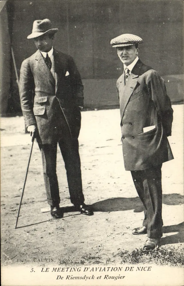 Luftschiff-Veranstaltung in Nizza — De Riemsdyck und Rougier — Foto TAUVIN, Nizza, n°5 - Vorderseite