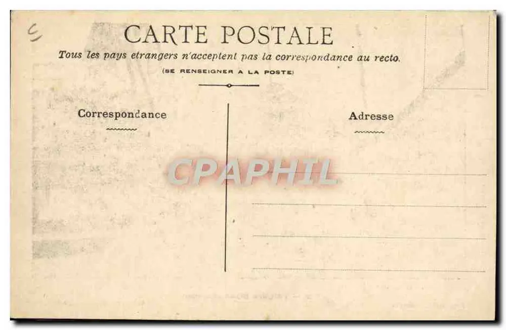 Pilote Van den Born — Farman — Lyon-Aviação 7-15 de maio de 1910 — IMP. WALTERER & CIE, LYON-PARIS - Verso