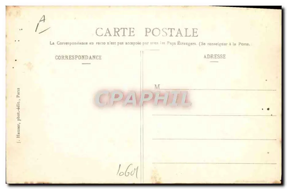 Léon Delagrange à bord de son aéroplane n°3 — records du Monde à Issy-les-Moulineaux le 6 septembre 1908 — J. H. - Rückseite