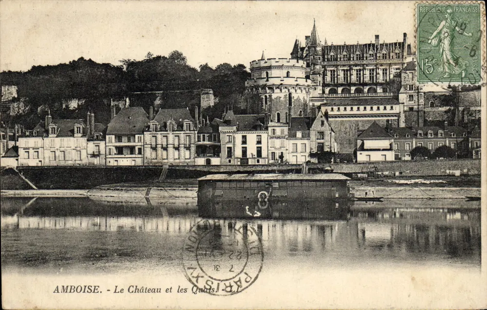 Amboise - O Castelo e os Quais — editor Lévy et Neurden Réunis, n° não visível - Frente