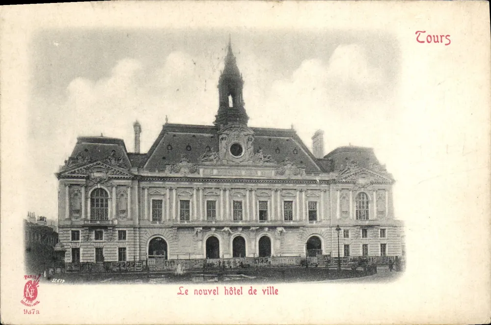 Tours — Das neue Rathaus — Paris, Verlag Nr. 9d7a - Vorderseite