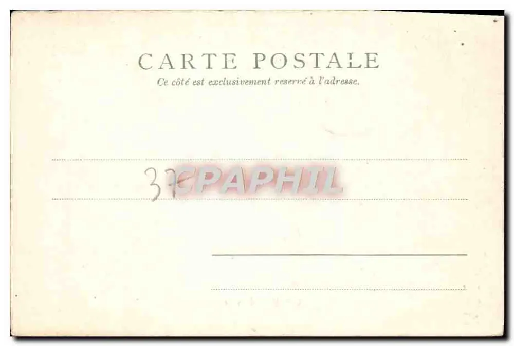 Tours — Das neue Rathaus — Paris, Verlag Nr. 9d7a - Rückseite