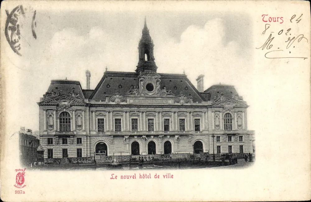 Tours — Das neue Rathaus — Paris, Nr. 937a - Vorderseite