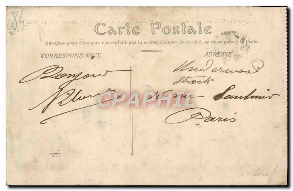Avignon — Ponte São Bénézet — Edição N.G. - Verso