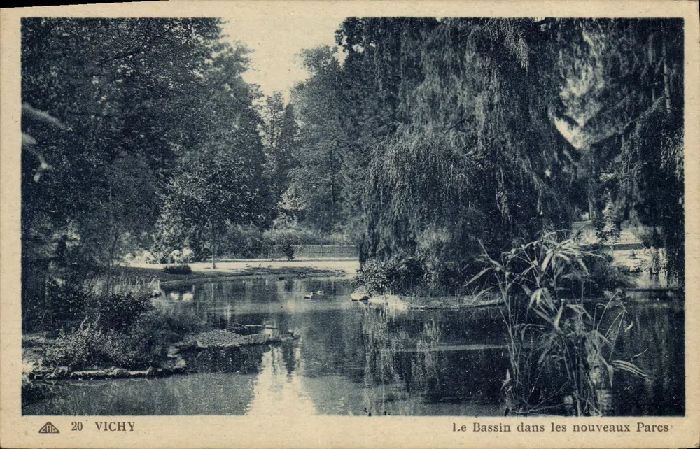 Vichy — Der Bassin in den neuen Parks — ARS n°20 - Vorderseite