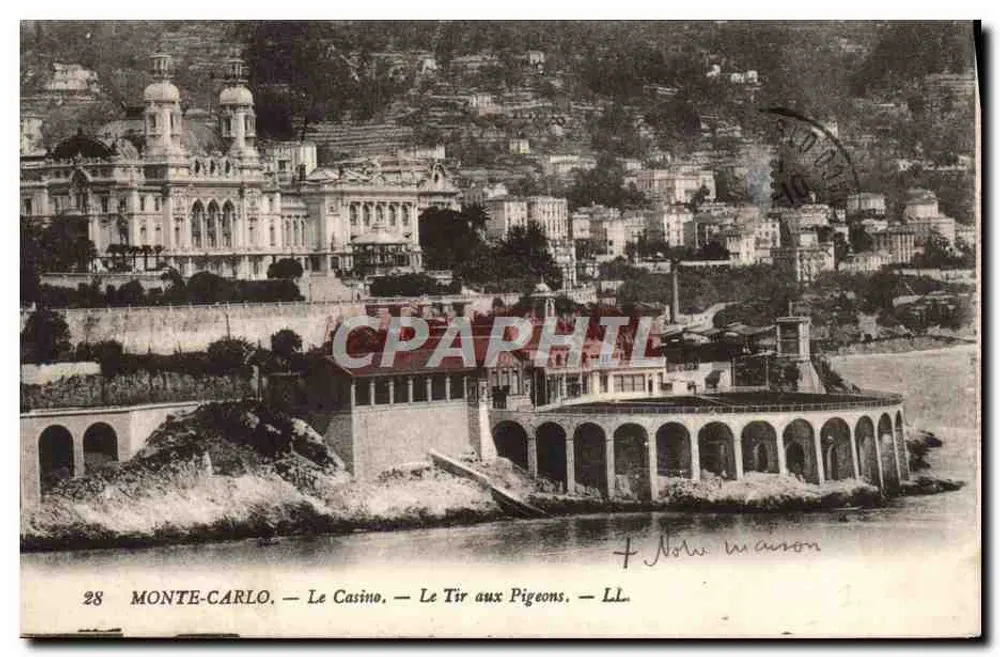 Monte-Carlo — Das Casino — Das Taubenschuss — LL. — F. Nolw Maison - Vorderseite