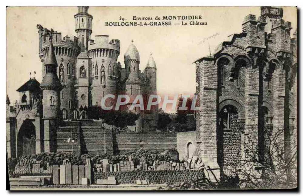 Umgebung von MONTDIDIER — Boulogne-la-Grasse — Das Schloss - Vorderseite