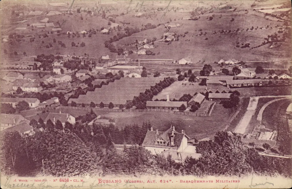 Bussang (Vosges) — Militärbaracken — d. Welck, N° 6456 - CL.M. - Vorderseite