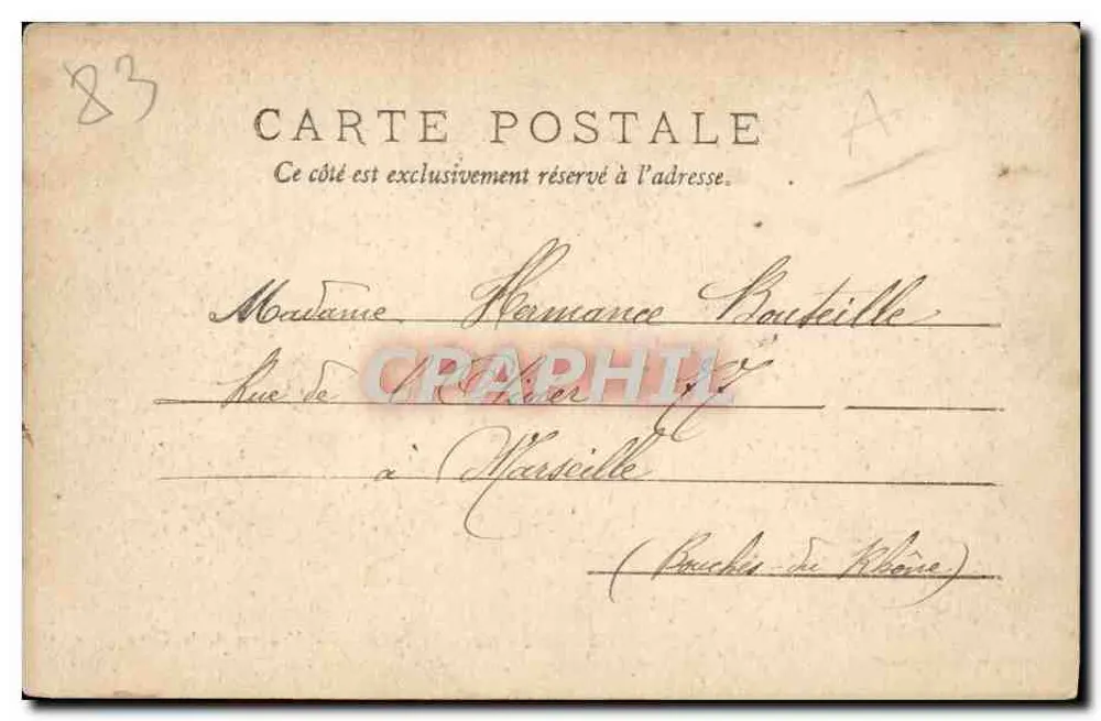 Hyères - Allée der Palmen - Avenue de la Gare — Edition Giletta, Foto Nice, n° 3048 - Rückseite