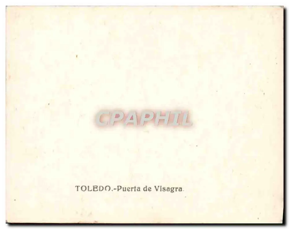 Toledo — Porta de Visagra - Verso