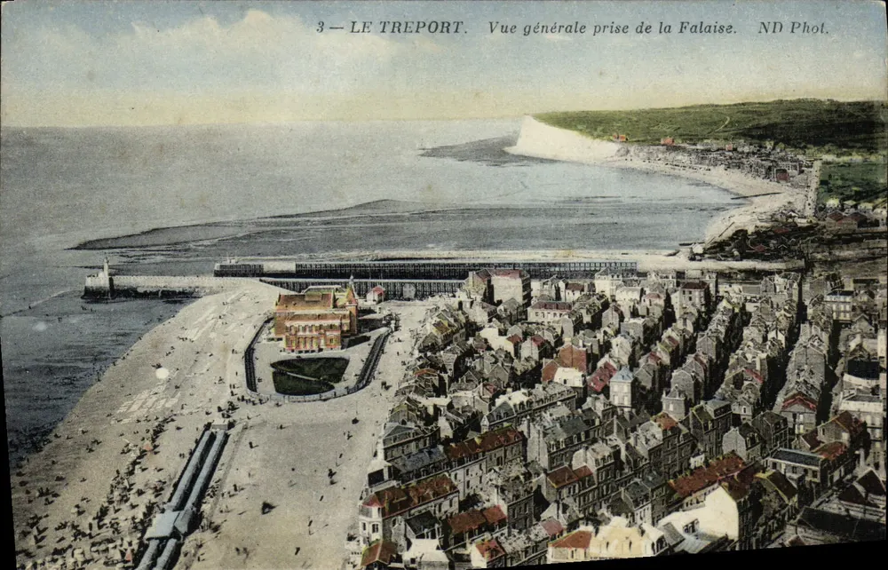 Le Tréport — Allgemeiner Blick vom Kliff — ND Phot. - Vorderseite