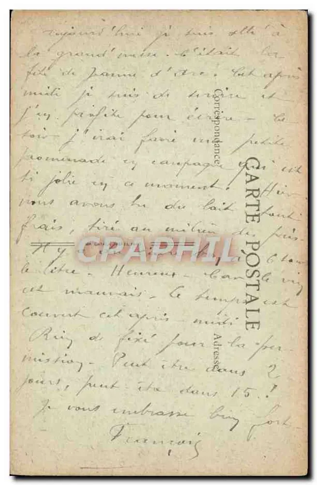 Neufchâtel-en-Bray — Het Kasteel van Valboury — J. Moreau, uitgever - Achterkant