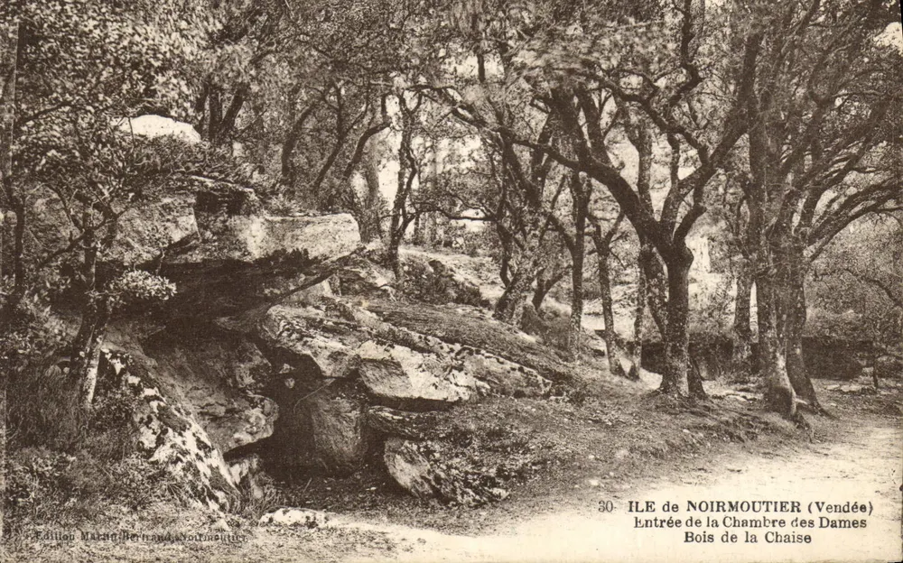 Eingang zur Chambre des Dames — Bois de la Chaise — Edition Marcel Bertrand, N°30 - Vorderseite