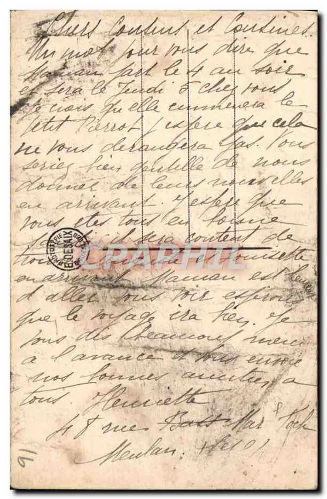 Hostellerie & La Closerie des Saules — Meuylan-Tessancourt (S. & O.) - Rückseite