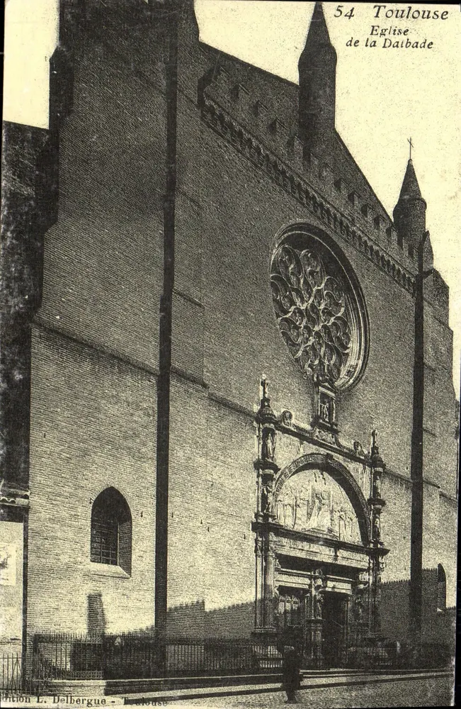 Igreja da Dalbade — Toulouse — Edição L. Delbergue - Frente