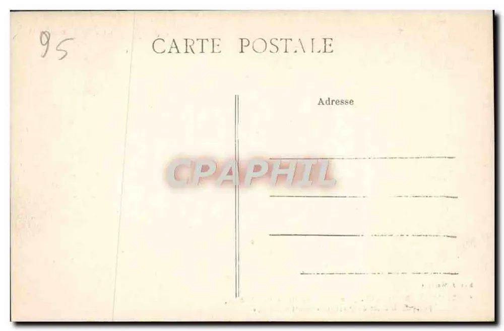 Montfort-l'Amaury (S.-et-O.) — Intérieur du Cimetière, pris pour le décor du 3e acte de « Rebert le Diable » — Edit. J. Warrant - Verso