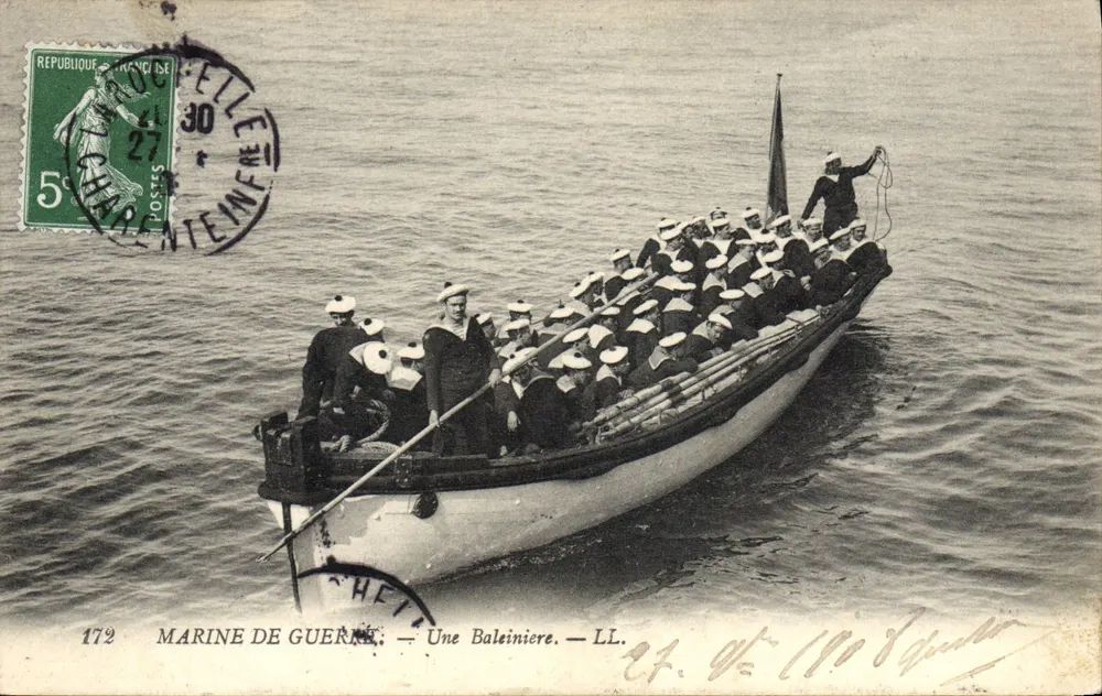 Kriegsmarine — Eine Walfänger — LL. — Verlag LL, Nr. 172 - Vorderseite