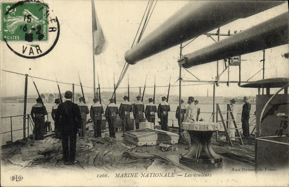 MARINE NATIONALE — As cores — Para as Senhoras da França — Editora BLD, n° 1266 - Frente