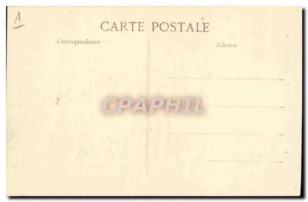 Marinha Nacional — Canoa em taugou — Aux Dames de France - Verso