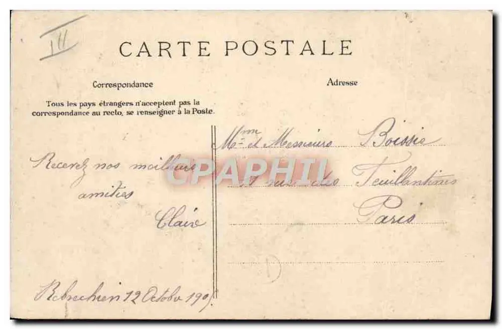 Lavagem do Pontão — no navio Patrie — Vistas Estereoscópicas - Verso