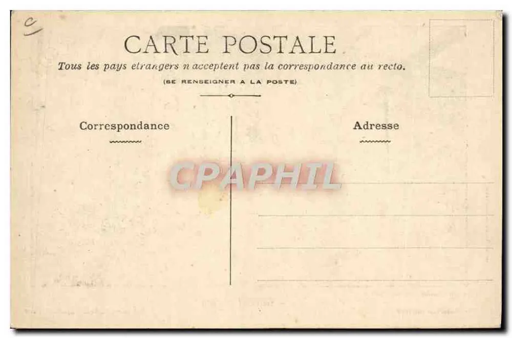 Métrot (Voisin) — Flugzeugpilot — IMP. WALTERS & Cie, Lyon-Paris - Rückseite