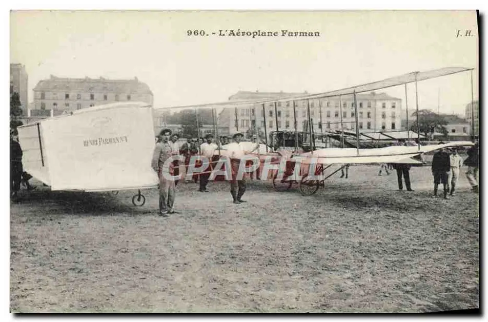 Het Vliegtuig Farman — 960 — J.H. - Voorkant