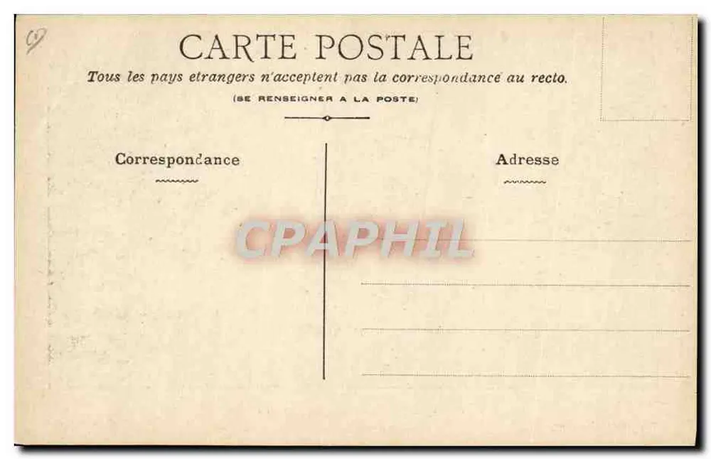 Pilote Van den Born — Farman — Visão de Lyon-Aviação de 7 a 15 de maio de 1919 — IMP. WALTERER & CIE, LYON - Verso