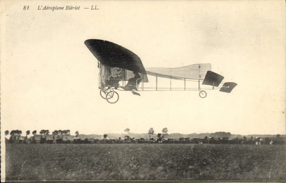 O Avião Blériot — LL. — série 81 - Frente